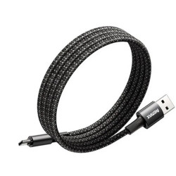 Кабель USB - USB Type-C Remax C02-AC для быстрой зарядки, 66Вт, 1.2м, черный (магнитное крепление)