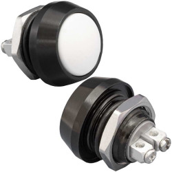 GQ12B-10/B/W/N off-(on), Кнопка антивандальная