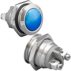 GQ16B-10/Bl/N off-(on), Кнопка антивандальная
