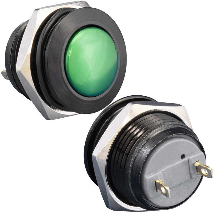 GQ16B-10/J/B/G/N off-(on), Кнопка антивандальная - изображение 1