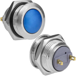 GQ16B-10/J/Bl/N off-(on), Кнопка антивандальная