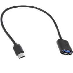 Кабель переходной USB3.0 AF - Type-C, 30см