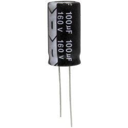 100 UF 160V 105*C 13*25 (JWCO), Конденсатор