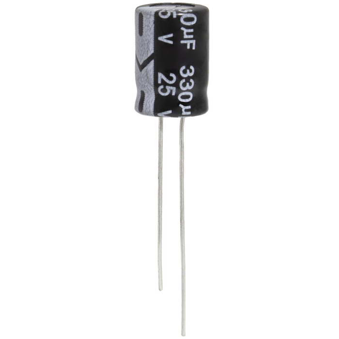 330 UF 25V 105*C 8*12 (JWCO), Конденсатор - изображение 1