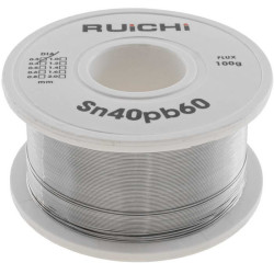 Sn40/Pb60 d0.3mm 100g flux, Припой