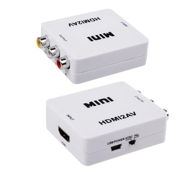 5-984, Видеоконвертер HDMI2AV (H122), вход HDMI - выход RCA (тюльпан) - изображение 1