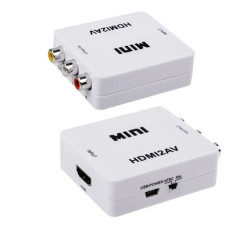 5-984, Видеоконвертер HDMI2AV (H122), вход HDMI - выход RCA (тюльпан)