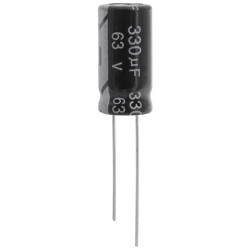 330 UF 63V 105*C 10*20 (JWCO), Конденсатор