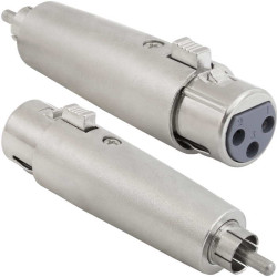JD-488 / XLR 3P F-RCA M, Разъем