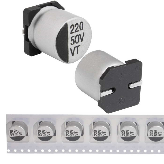 220 UF 50 V 105C 10*10.5 VT, Конденсатор - изображение 1