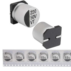 220 UF 50 V 105C 10*10.5 VT, Конденсатор