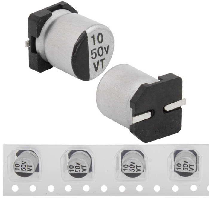 10 uF 50 V 105C 5*5.4 VT, Конденсатор - изображение 1