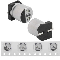 10 uF 50 V 105C 5*5.4 VT, Конденсатор
