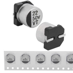 22 uF 50 V 105C 6.3*5.4 VT, Конденсатор