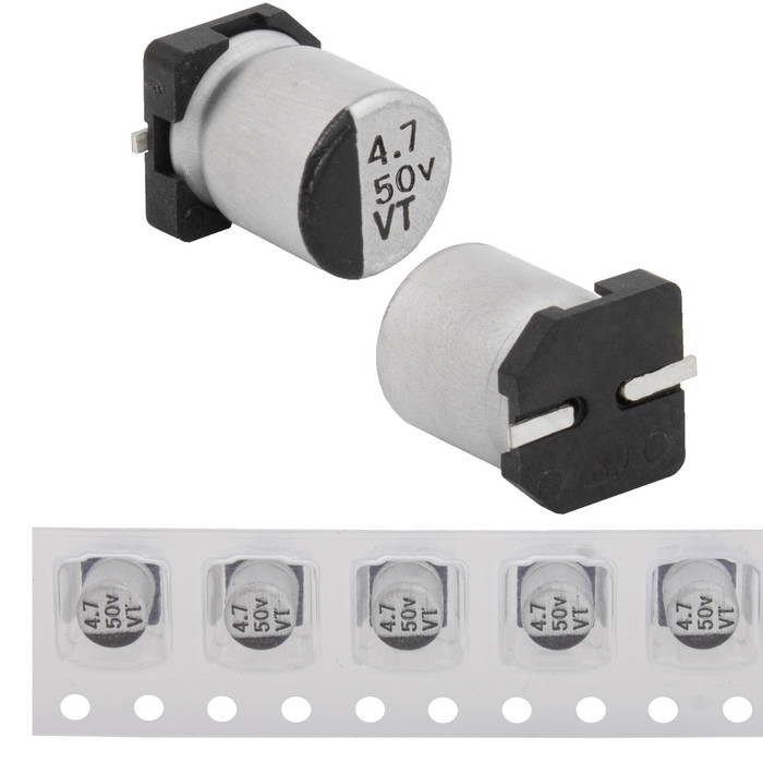4.7 uF 50 V 105C 4*5.4 VT, Конденсатор - изображение 1