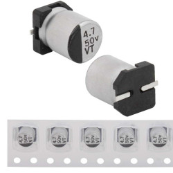 4.7 uF 50 V 105C 4*5.4 VT, Конденсатор