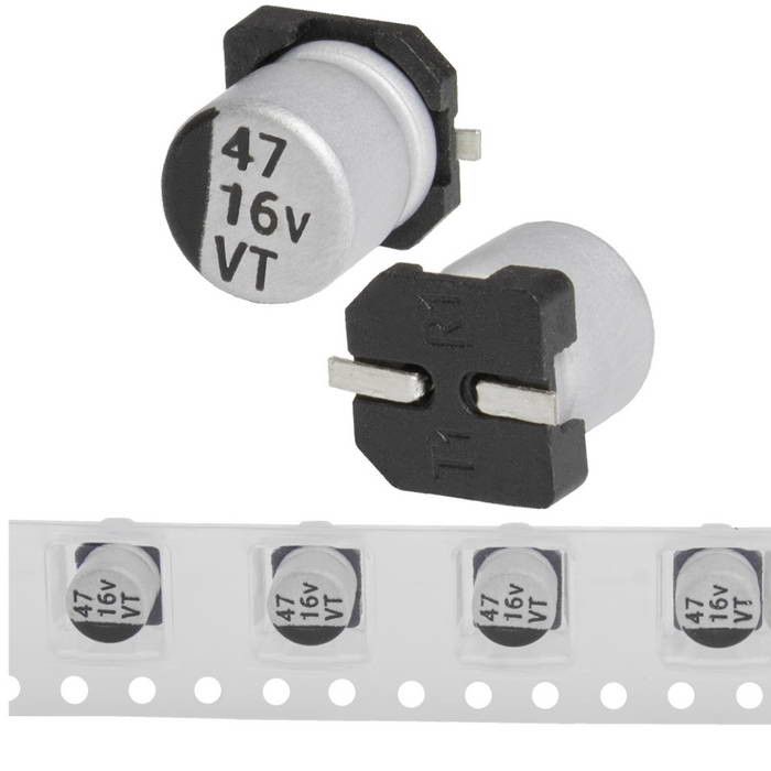 47 uF 16 V 105C 5*5.4 VT, Конденсатор - изображение 1