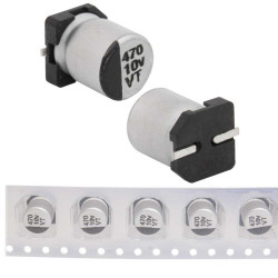 470 uF 10 V 105C 6.3*7.7 VT, Конденсатор