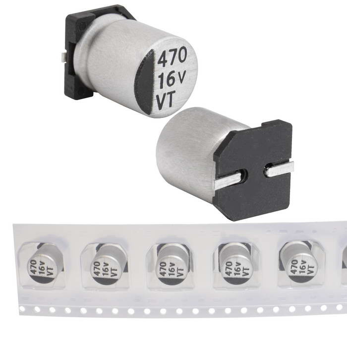 470 uF 16 V 105C 8*10.5 VT, Конденсатор - изображение 1