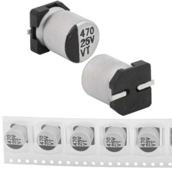 470 uF 25 V 105C 10*10.5 VT, Конденсатор