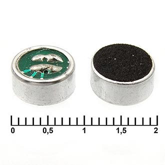 EM-9745, Микрофон электретный 1.5-10 В - изображение 1