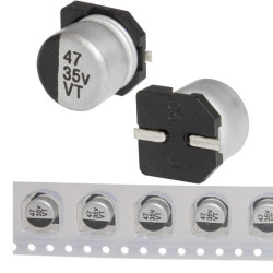 47 uF 35 V 105C 6.3*5.4 VT, Конденсатор