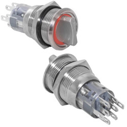 LAS2-AGQ-11X/31/R/N on-on, Кнопка антивандальная