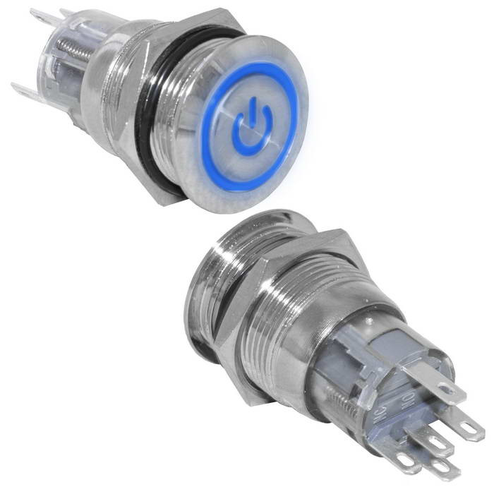 LAS2-AGQ-11ZET/B/N on-on, Кнопка антивандальная - изображение 1