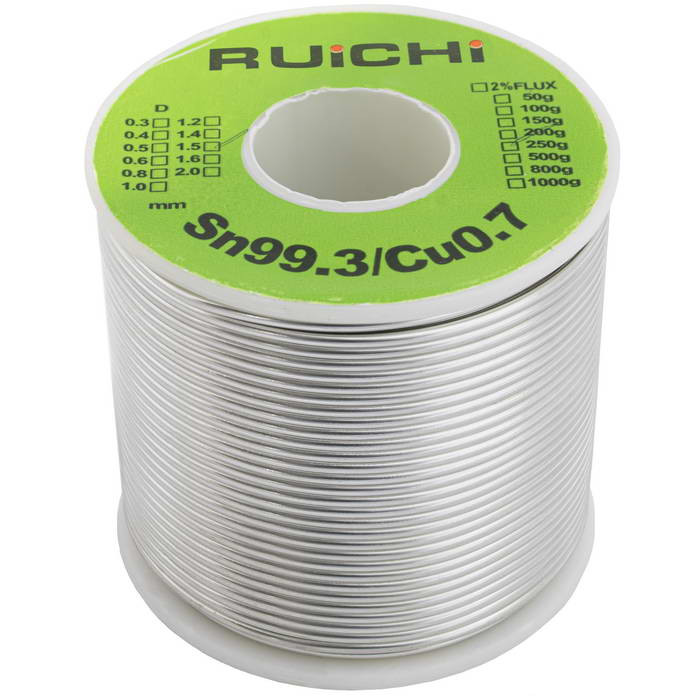 Sn99.3/Cu0.7 d1.5mm 250g, Припой - изображение 1