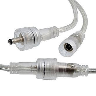Waterproof pair DC3.5mm, Разъем герметичный папа-мама, DС 3.5, IP68 - изображение 1