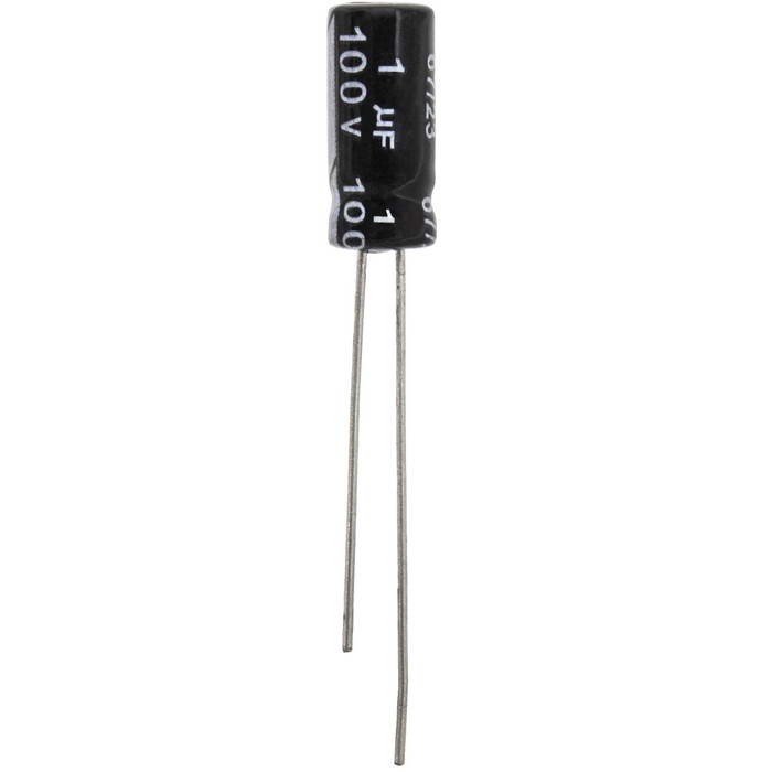 1 UF 100V 105*C 5*11 (JWCO), Конденсатор - изображение 1