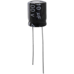 10 UF 400V 105*C 10*13 (JWCO), Конденсатор