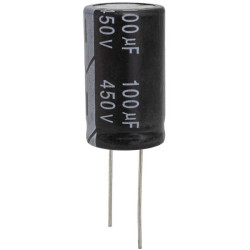 100 UF 450V 105*C 18*30 (JWCO), Конденсатор