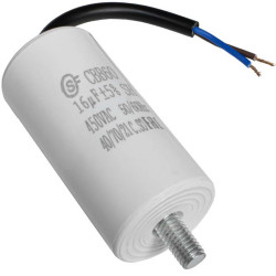 CBB60 16uF 450V WIRE+SCREW (SAIFU), Конденсатор