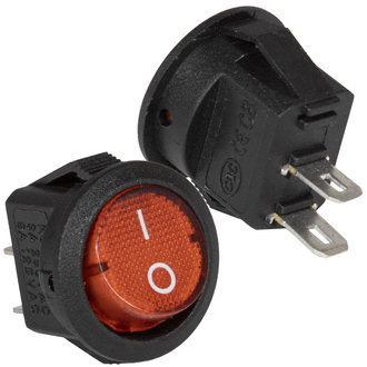 KCD5-101-3-C3-R/2P, Переключатель ON-OFF 2 контакта (3A 250VAC) - изображение 1