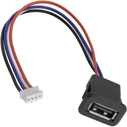 USB-4Pin-PH2.0, Разъем USB 2.0 на корпус с клеммами