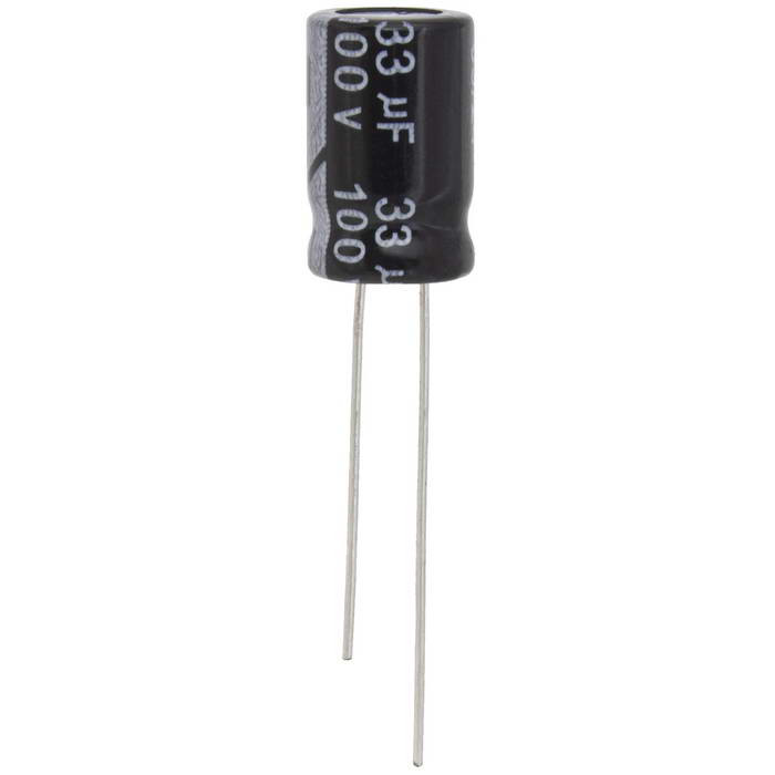 33 UF 100V 105*C 8*12 (JWCO), Конденсатор - изображение 1