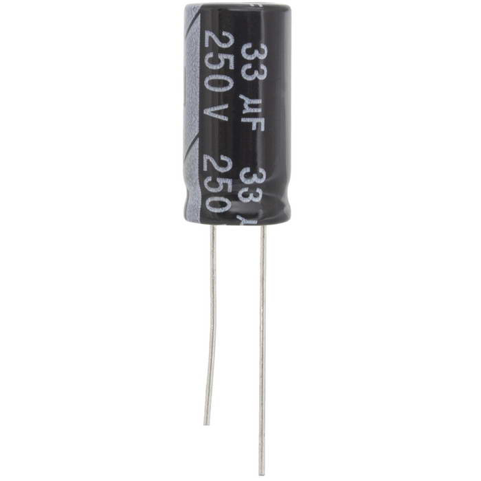 33 UF 250V 105*C 10*20 (JWCO), Конденсатор - изображение 1