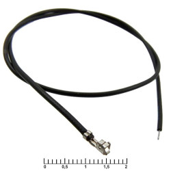 H 2,54 mm AWG26 0,3m black, Разъем