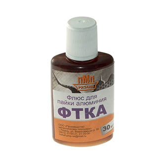 Флюс ФТКА (для пайки алюминия), флакон, 30 мл - изображение 1