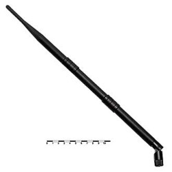 2.4G-JB-9DB-2, Штыревая антенна Wi-Fi, поворотная, 9 дБ, 2.4 ГГц