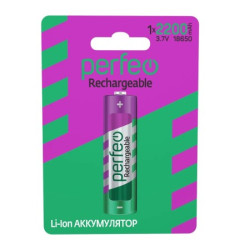 Аккумулятор Perfeo 18650 Li-ion, 3.7В, 2200mAh