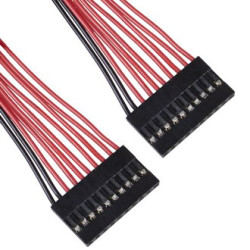 BLS-10x2 AWG26, Провод-перемычка "мама-мама" 0,3 м