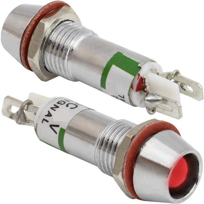 L-615-R 3v (8mm), Светодиод в корусе - изображение 1