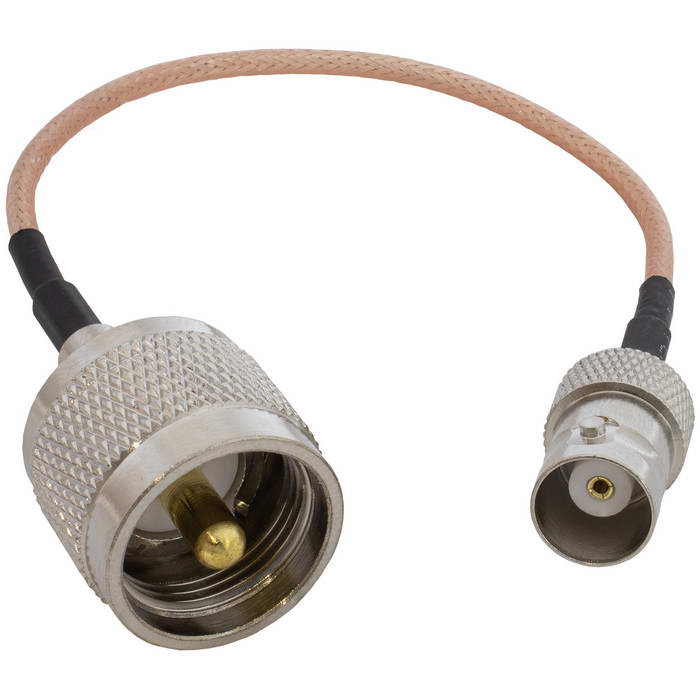 UHF-P/BNC-J RG316 15cm, Разъем - изображение 1