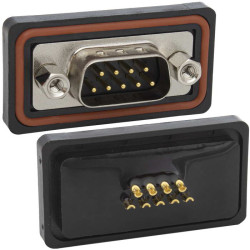 DB-9M IP67 screw, Разъем