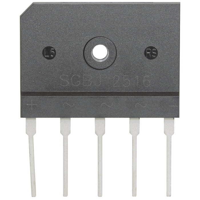 SGBJ2516 25А 1600V 3 phase, Диодный мост - изображение 1