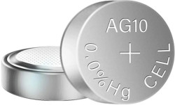 Батарейка AG10 (LR54, LR1130, 389), PKCELL (алкалиновые) 1.5В
