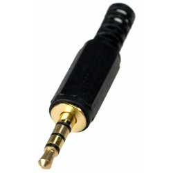 1-070G, Разъем Mini-Jack 3.5 мм стерео с микрофоном (4 pin) позолоченный