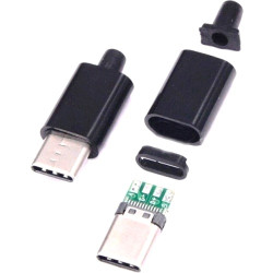 1-803 BK, Разъем USB Type-C на кабель